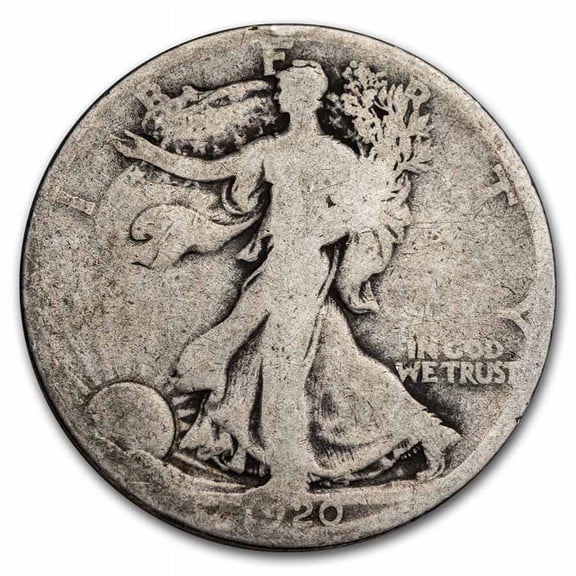 1920-D Walking Liberty Half Dollar AG