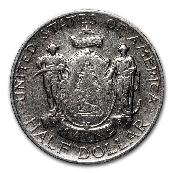 1920 Maine Centennial Half Avg Circ