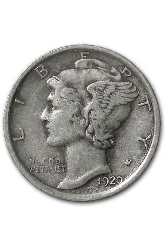 1920 Mercury Dime XF