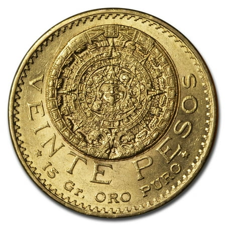 1920 Mexico Gold 20 Pesos BU