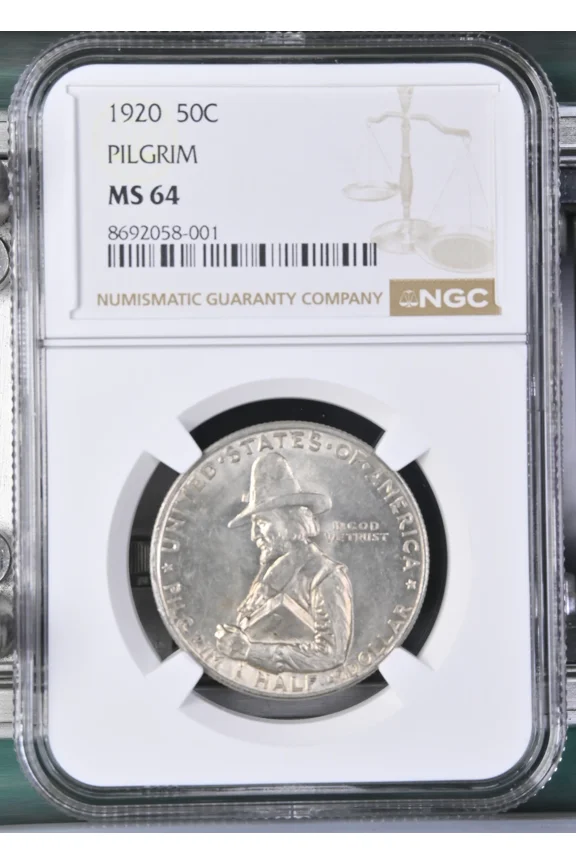 1920 Pilgrim 50c Commemorative NGC MS-64 PILGRIM