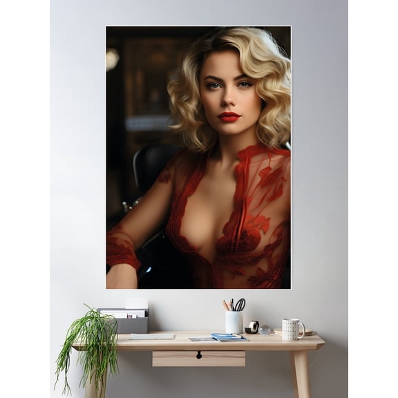 1920 Woman 3 Poster Or Wall Art Poster Wall Art, Modern Wall Decor For Living Room Bedroom, 16x24 UNFRAMED