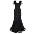1920 Women‘s Vintage Sequin Dress Dress Banquet Light Luxury Party