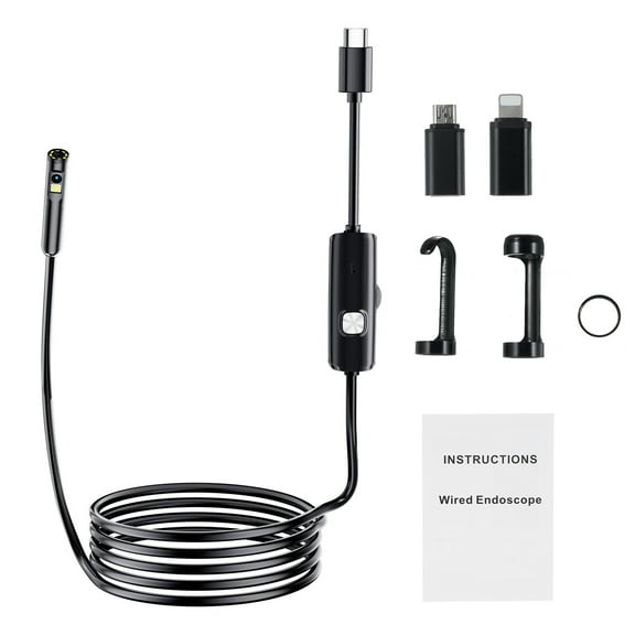 ,1920p Ip68 Waterproof Camera Lens Borescope Snake Camera With Ios 8 1 Camera With Ios Android Ip68 Waterproof 1 Adjustable Android 1920p Adjustable Led Android Camera Ios Led 1m