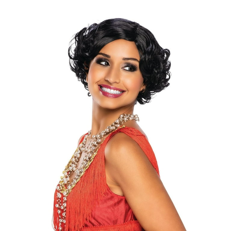 1920s Classic Black Wig Charleston Flapper Style 1920s Classic Black Wig Charleston Flapper Style