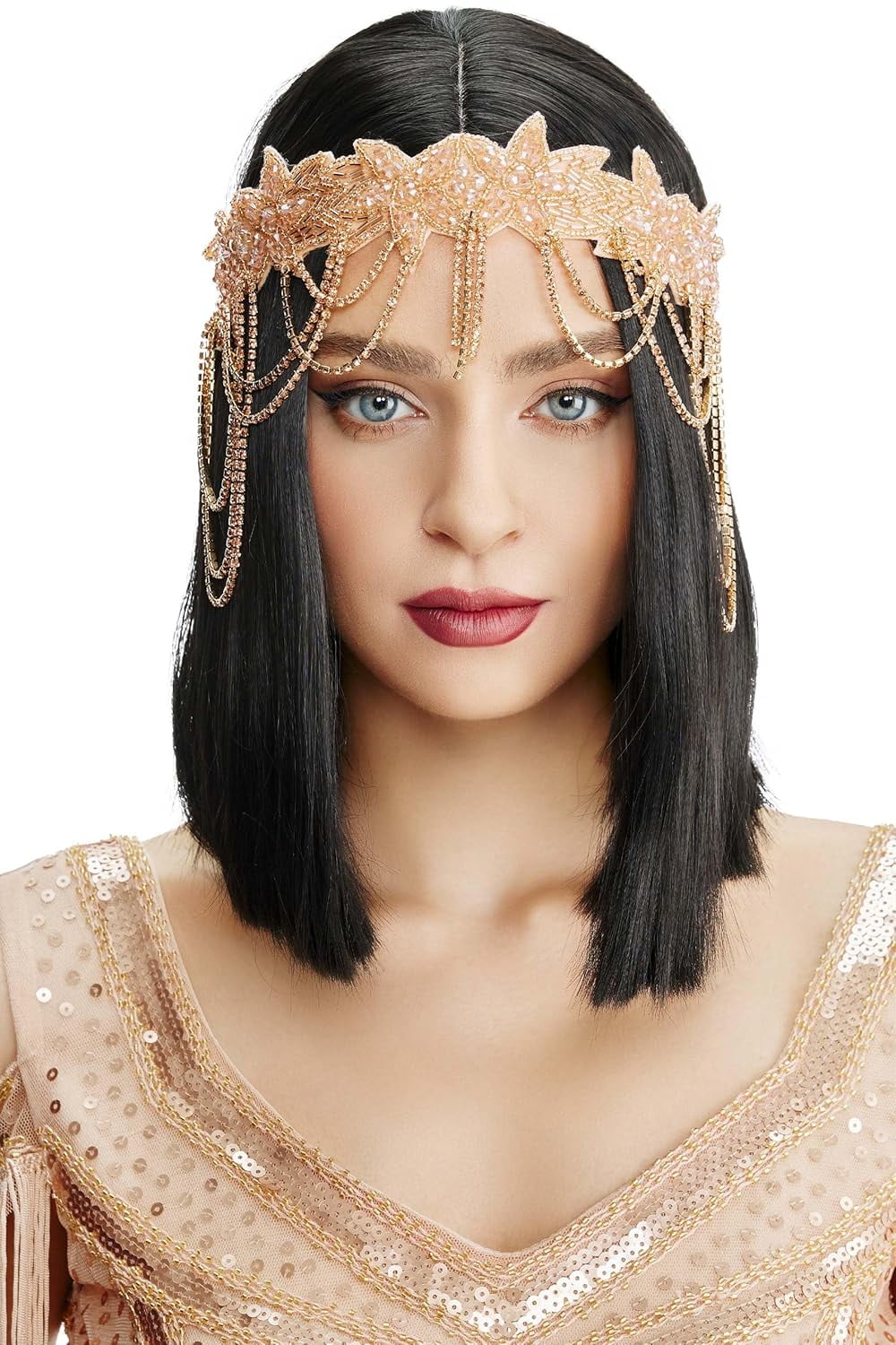 1920s Flapper Headpiece Roaring 20s Headband Great Gatsby  display picture 1