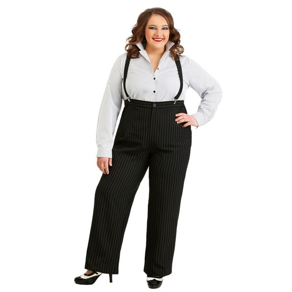 1920s Gangster Lady Costume Plus Size