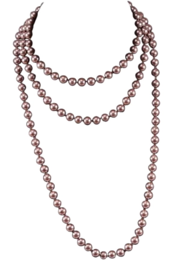 1920s Gatsby Imitation Pearl Necklace Pearl Strands Flapper Beads Necklace for Women Costume Jewelry[k177]