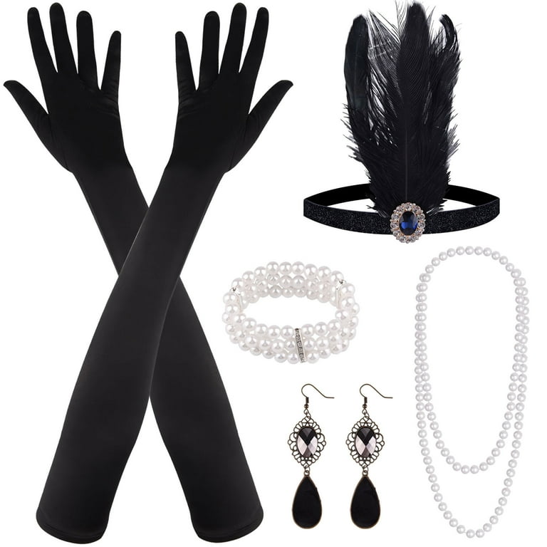 1920s Great Gatsby Accessories Set for Women Flapper  display picture 3