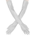 thumbnail image 1 of 1920s’ Vintage Flapper Accessories Costumes Sliver Gloves for Opera Wedding Halloween Gatsby Theme Party Performance, 1 of 7