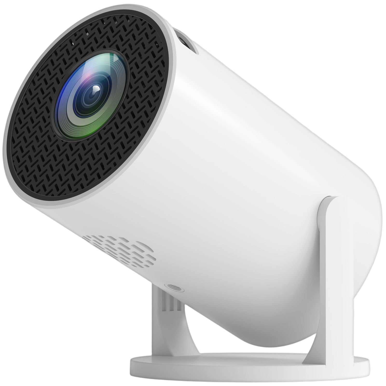 1080P USB Projector with 240° Rotating Lens Auto Correction for Multi ...