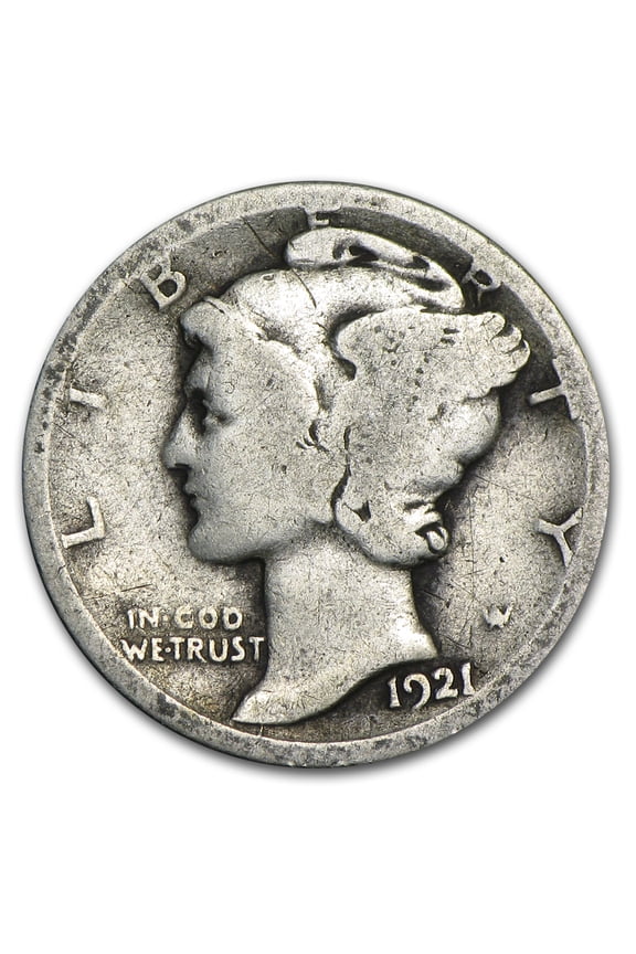 1921-D Mercury Dime Good