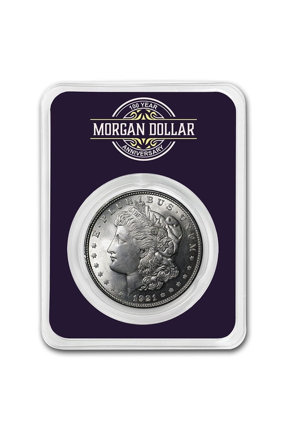 1921 Morgan Silver Dollar 100th Anniversary BU - 1921-2021