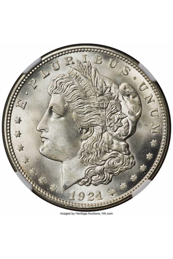 1921 S$1 Morgan Silver Dollar Coin NGC MS67 - HAT783486006