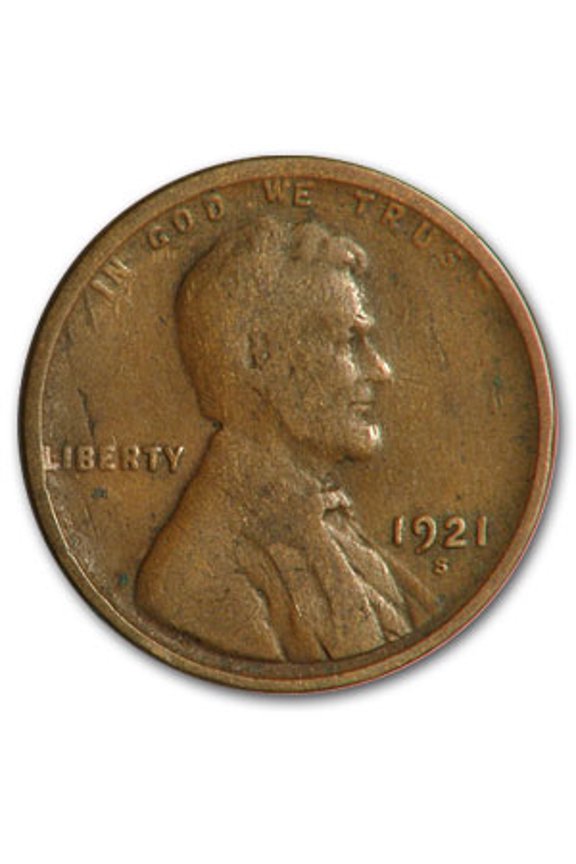 1921-S Lincoln Cent Good/VG