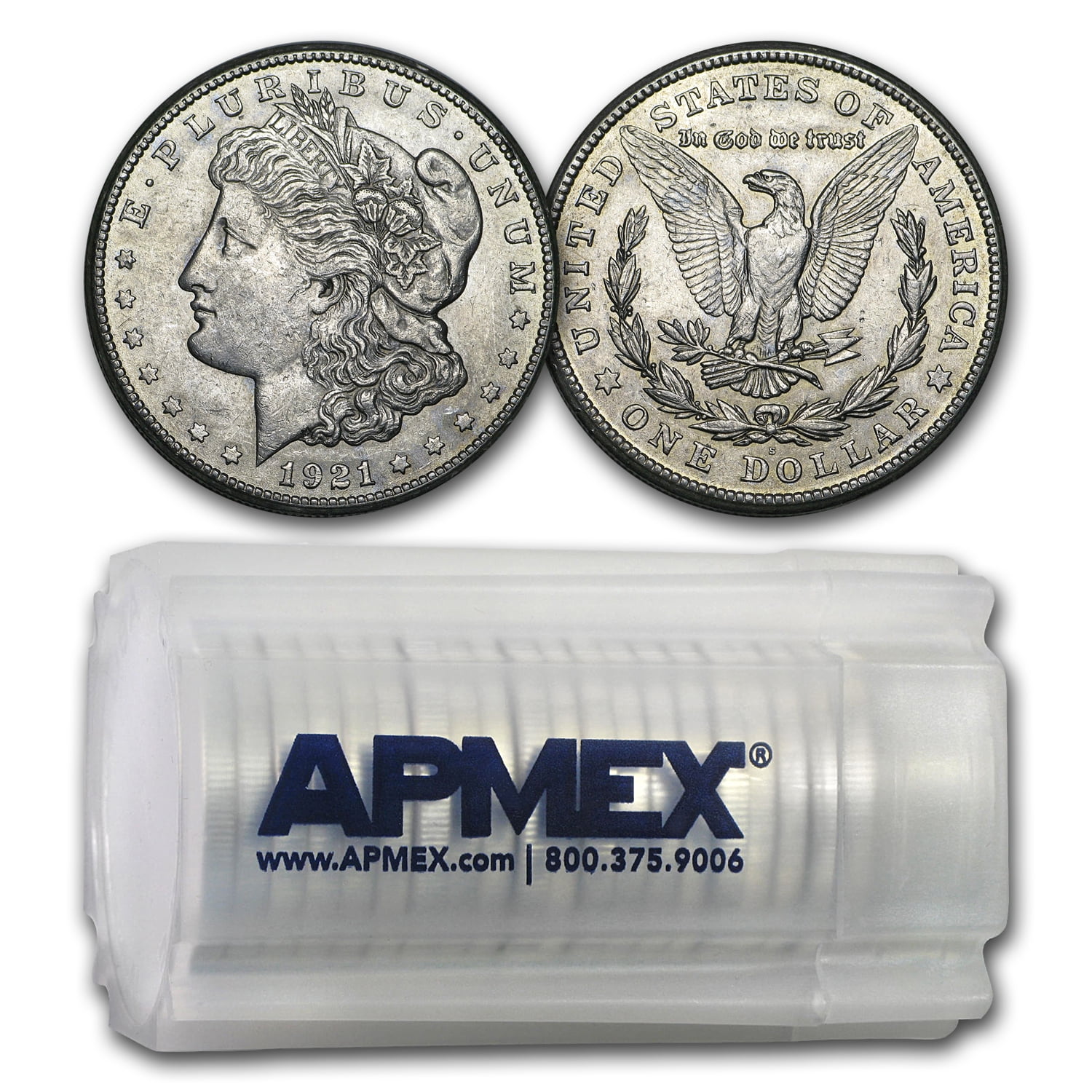 1921-S Morgan Dollar AU (20 Count Roll)