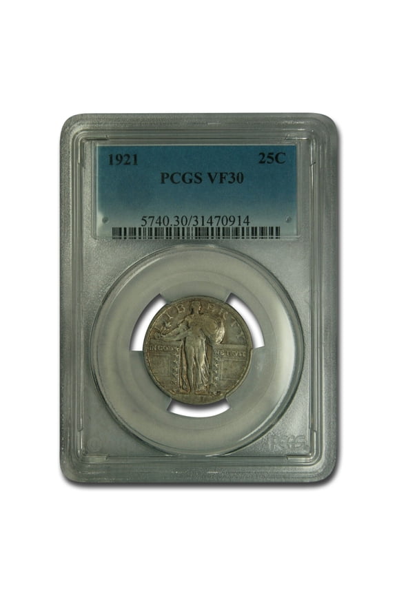 1921 Standing Liberty Quarter VF-30 PCGS