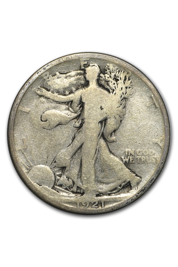1921 Walking Liberty Half Dollar AG