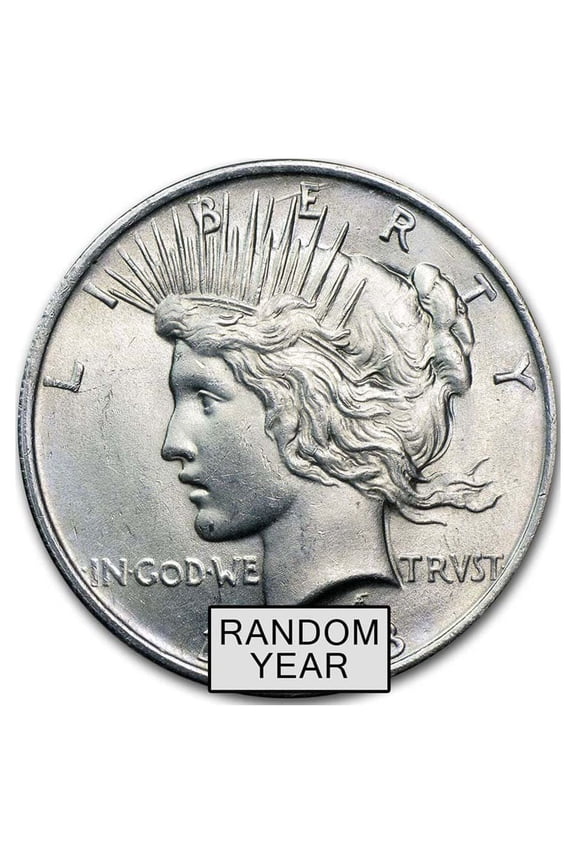 1922-1925 Peace Silver Dollar BU (Random Year)
