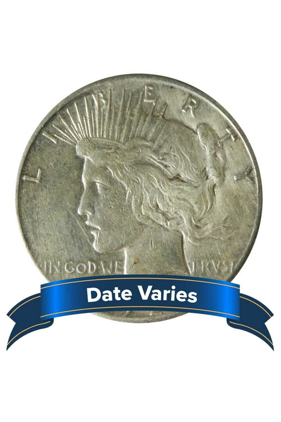1922 - 1935 $1 Peace Silver Dollar Fine+ F+