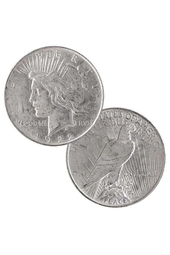 1922-1935 90% Silver Peace Dollar Coin Cull Condition United States Mint