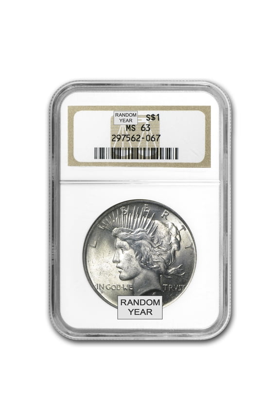 1922-1935 Peace Dollars MS-63 NGC