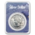 thumbnail image 1 of 1922-1935 Peace Silver Dollar BU - w/Happy Holidays Card, 1 of 4