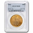 thumbnail image 1 of 1922 $20 St Gaudens Gold Double Eagle MS-65 PCGS, 1 of 3
