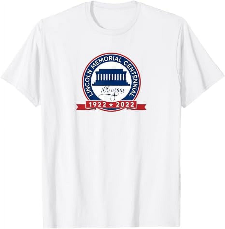 1922 2022 100th Anniversary Logo Lincoln Memorial Centennial TShirt
