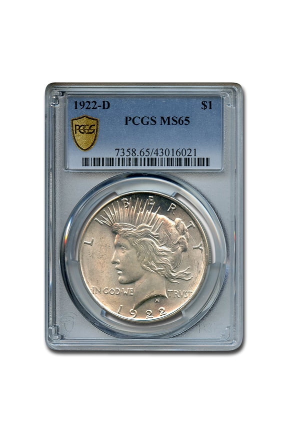 1922-D Peace Dollar MS-65 PCGS