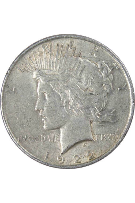 1922 Peace Dollar XF EF Extremely Fine 90% Silver $1 US Coin Collectible