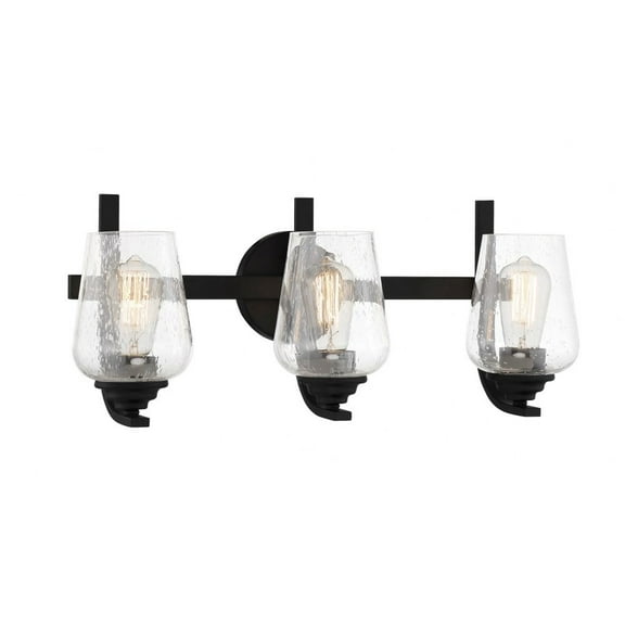 1923-66A-Minka Lavery-Shyloh - 3 Light Bath Vanity-Coal Finish