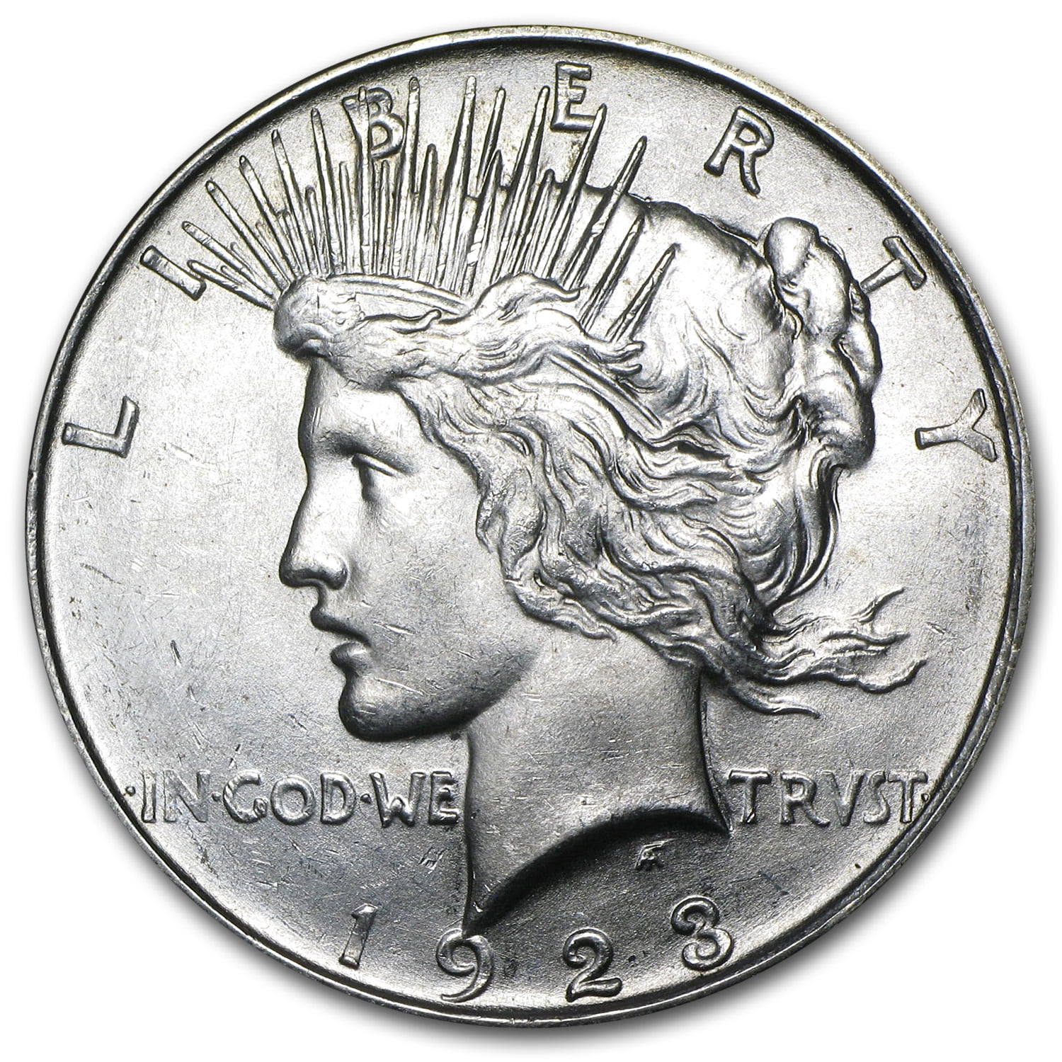 U.S. MINT 1923-D Peace Dollar BU