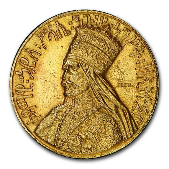 1923 Ethiopia Gold Medallic 1/2 Talari MS-62 PCGS