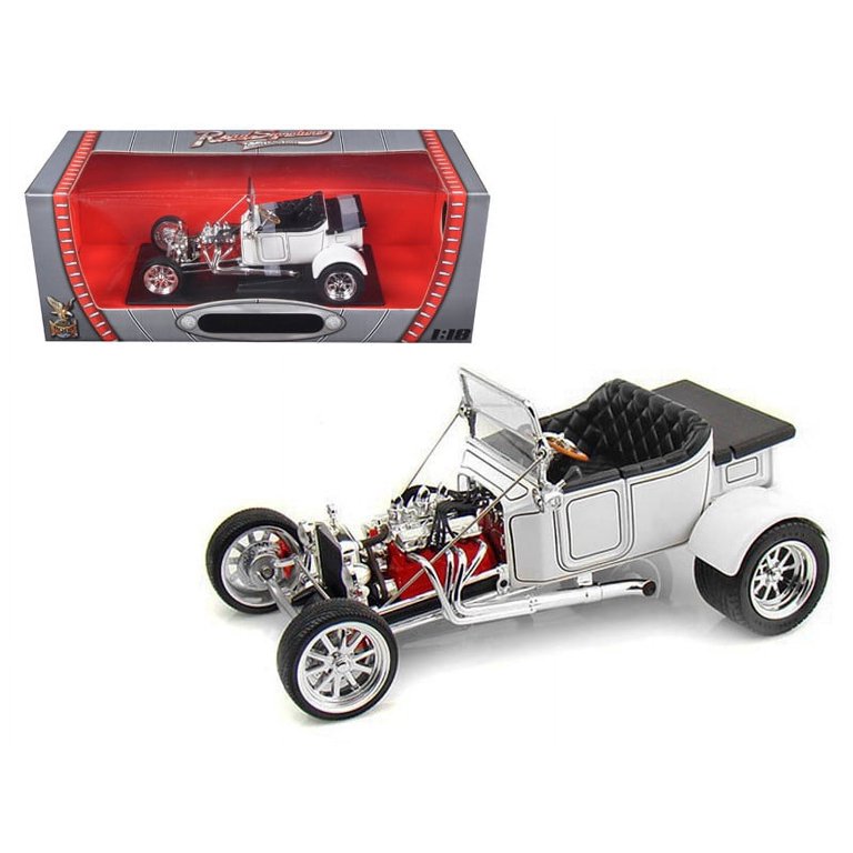 1923 Ford T-Bucket Roadster White 1/18 Diecast Car Model by Road