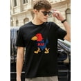 thumbnail image 1 of 1923 KU Jayhawk Vintage College University Fashion Hippie Style T-Shirt Unisex, for men & women, up to size 5XL, 1 of 2