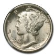 thumbnail image 1 of 1923 Mercury Dime MS-65 NGC (FB), 1 of 2