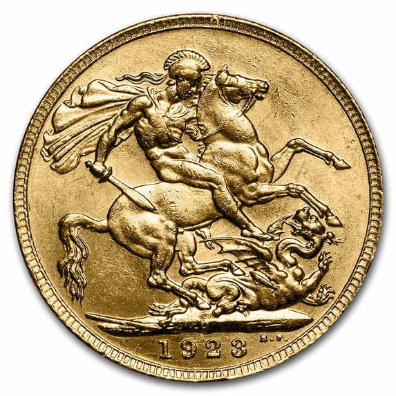 1923-P Australia Gold Sovereign George V BU