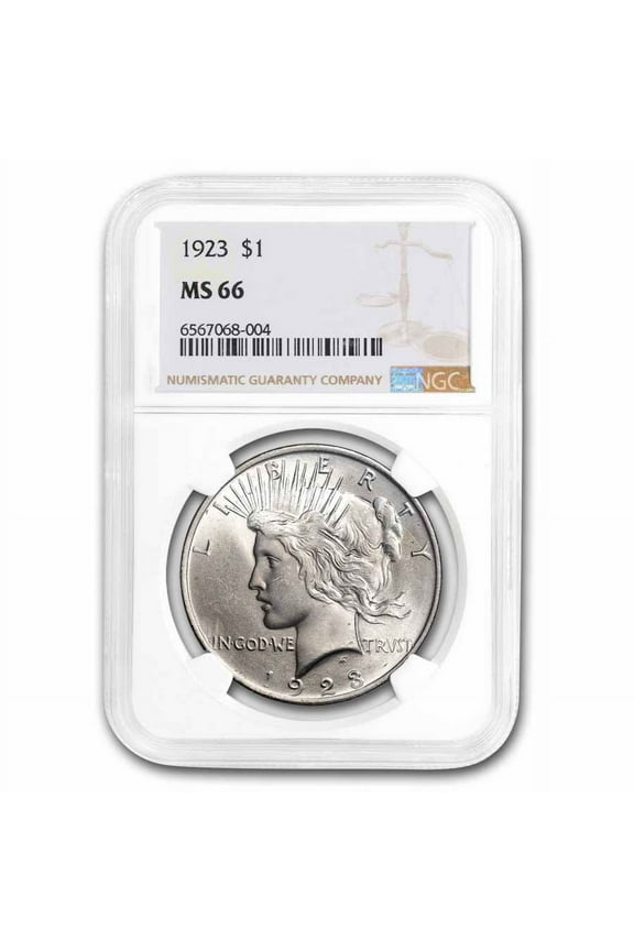 1923 Peace Dollar MS-66 NGC