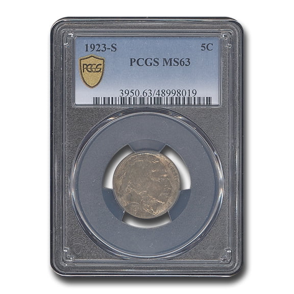 1923-S Buffalo Nickel MS-63 PCGS