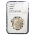 thumbnail image 1 of 1923-S Monroe Doctrine Commemorative Half Dollar MS-65+ NGC, 1 of 3