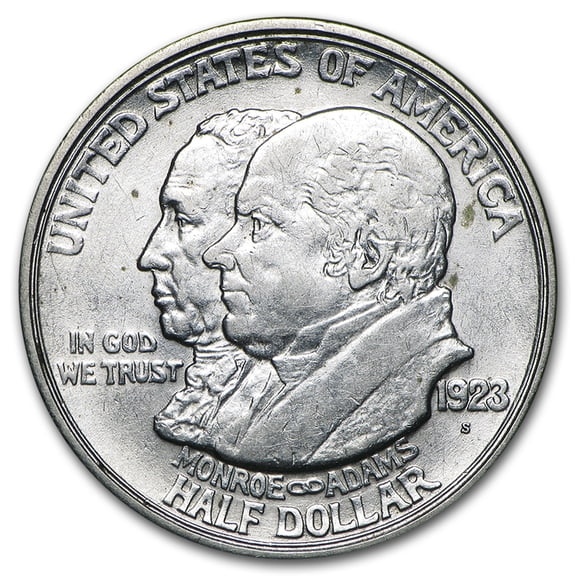 1923-S Monroe Doctrine Half AU