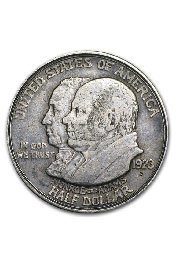 1923-S Monroe Doctrine Half Avg Circ