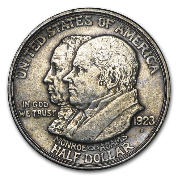 1923-S Monroe Doctrine Half (Low Grade/Cleaned)