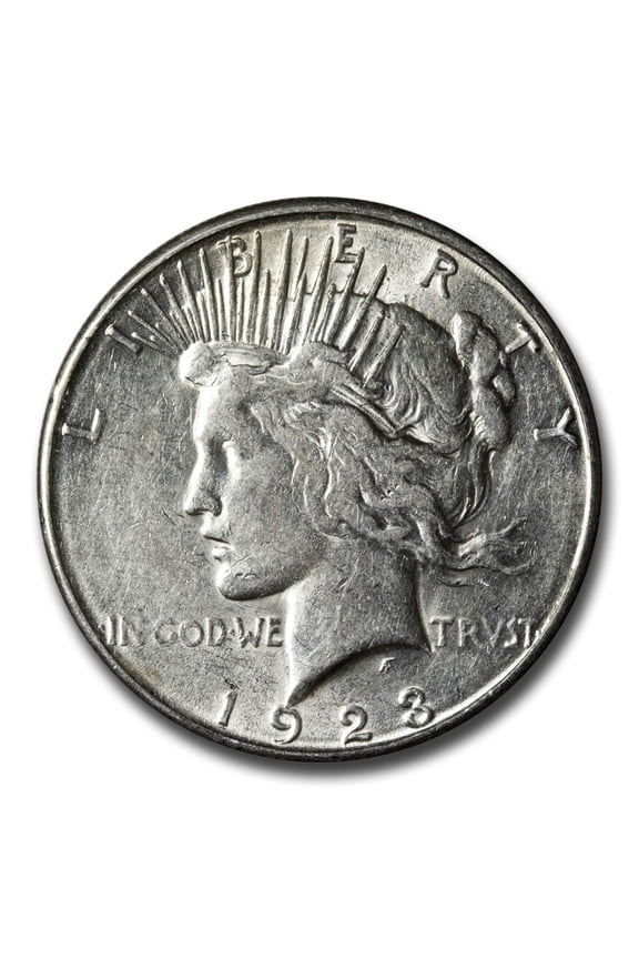 1923-S Peace Dollar AU
