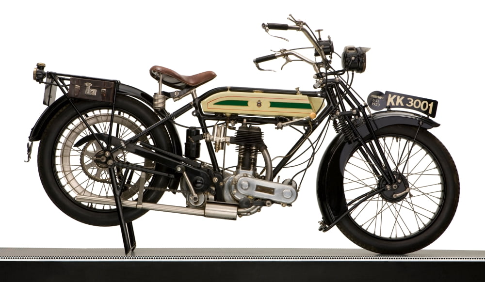 1923 Triumph SD 550 motorcycle Canvas Art - Panoramic Images (12 x 20)