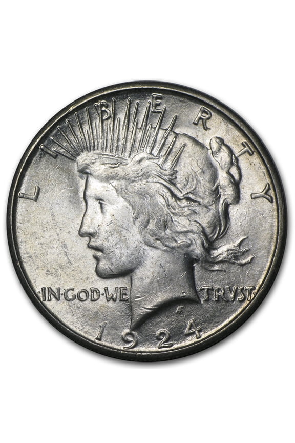 1924-S Peace Dollar BU