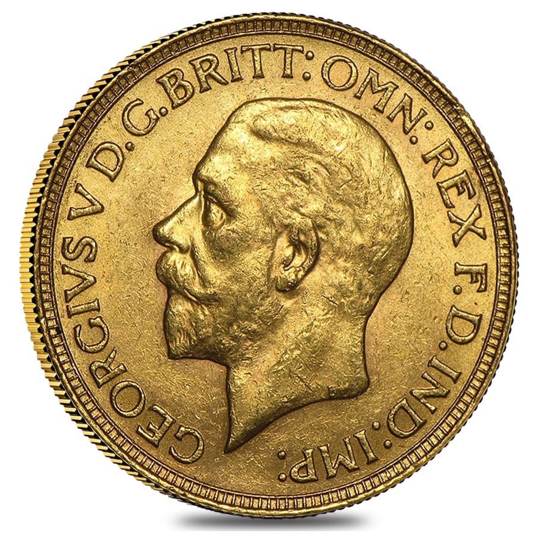 1925-1932 South Africa Gold Sovereign Coin, George V, Avg Circulated ...