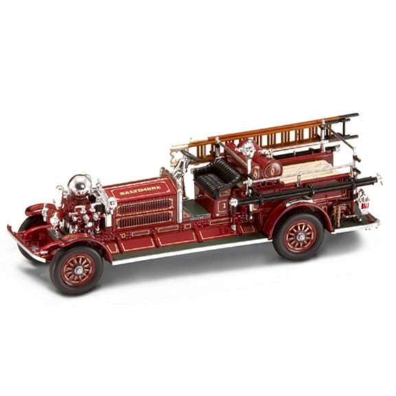 1925 Ahrens-Fox N-S-4 Fire Engine Baltimore, Red - Yatming 43004 - 1/43 Scale Diecast Model Toy Car