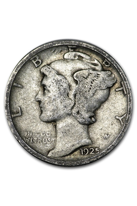 1925-D Mercury Dime Good/VG